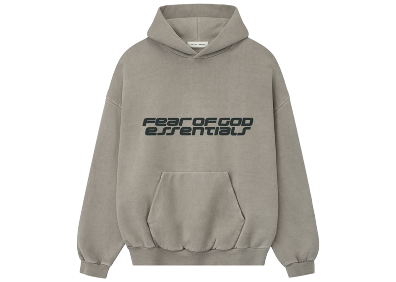 Fear of God Essentials 90s Hoodie Smoke Grey-Fear of God-pikastore.cz