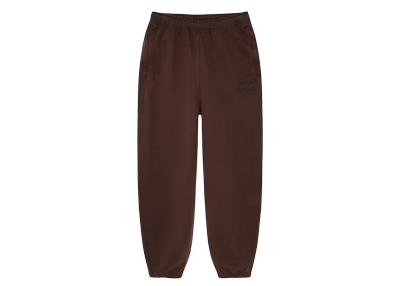 Stussy x Nike Stone Washed Fleece Pant (FW25) Dark Cinder