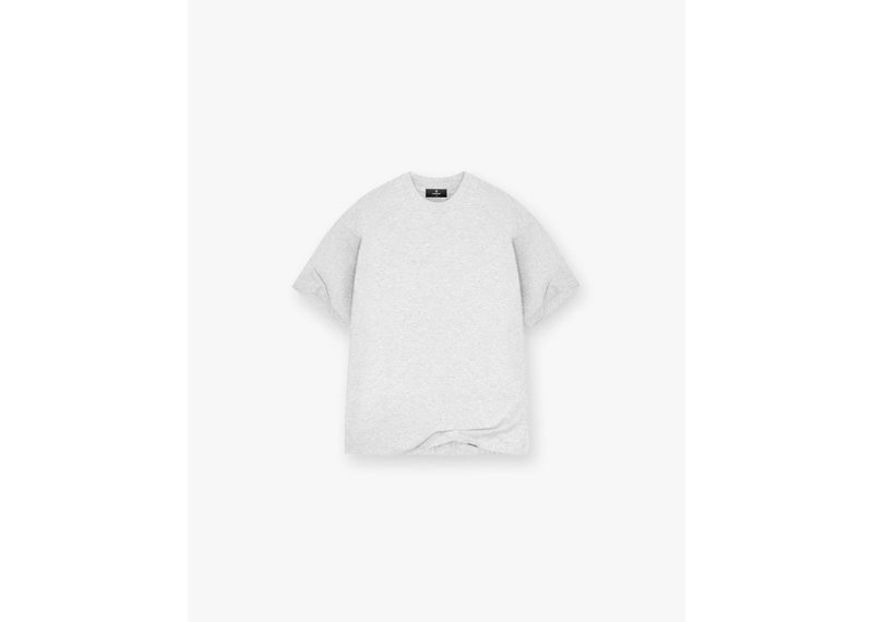 Represent Initial Oversized T-Shirt Ice Grey Marl-Represent-pikastore.cz