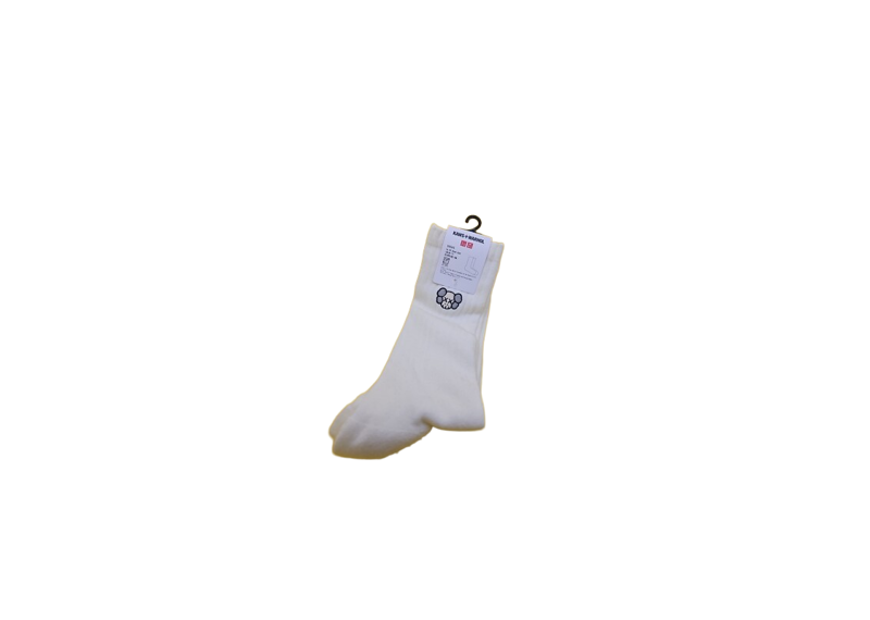 Kaws x Uniqlo Skull Socks White-Kaws-pikastore.cz