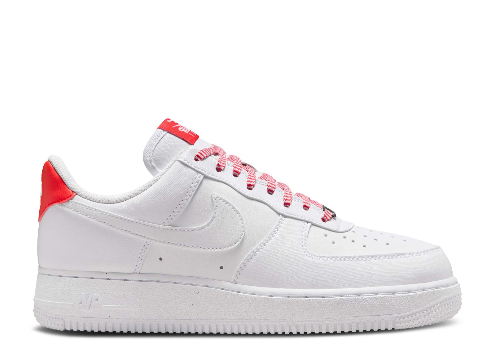 Wmns Air Force 1 07 Patterned Red Laces