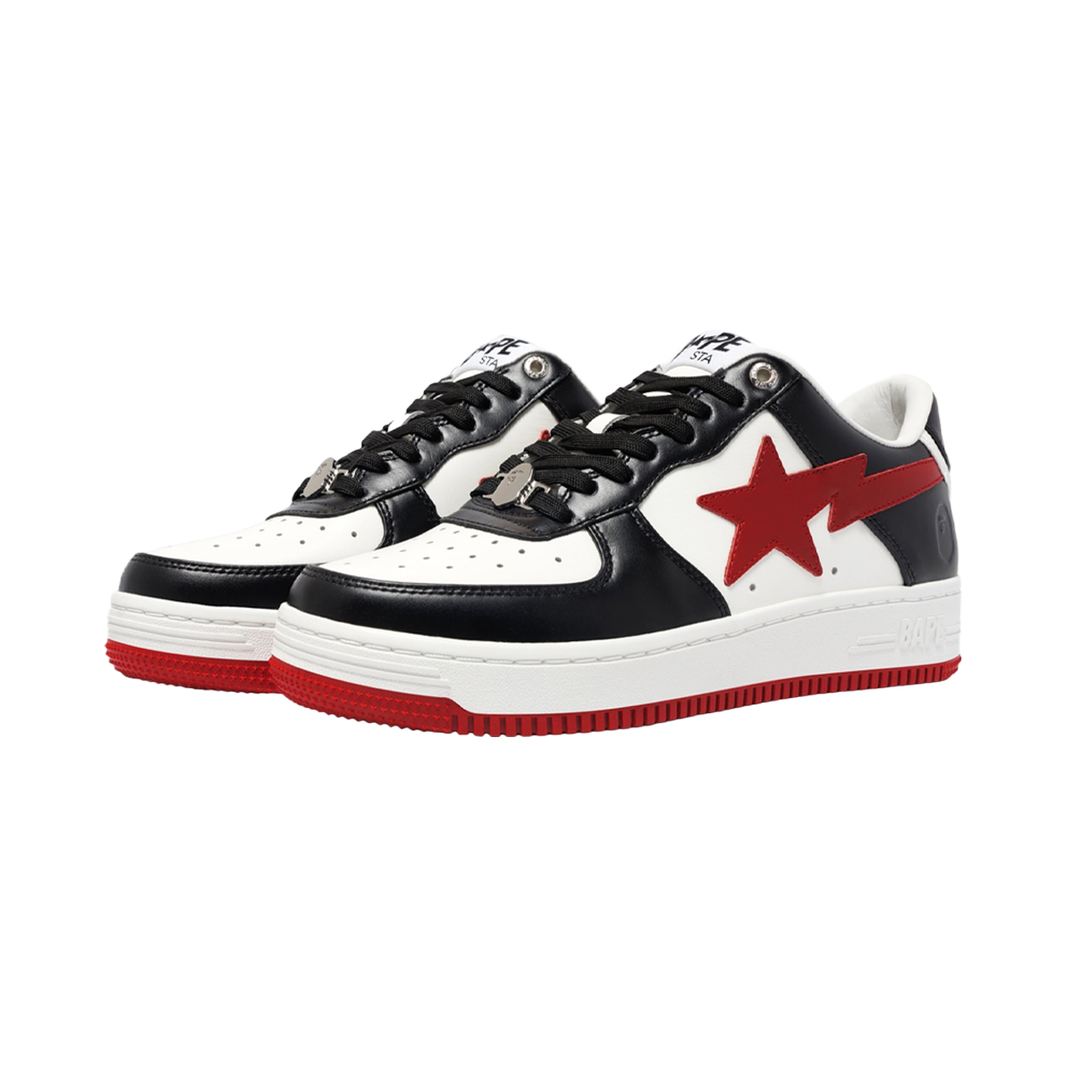 BAPE A Bathing Ape Sta 3 M2 White Black Red-BAPE-pikastore.cz