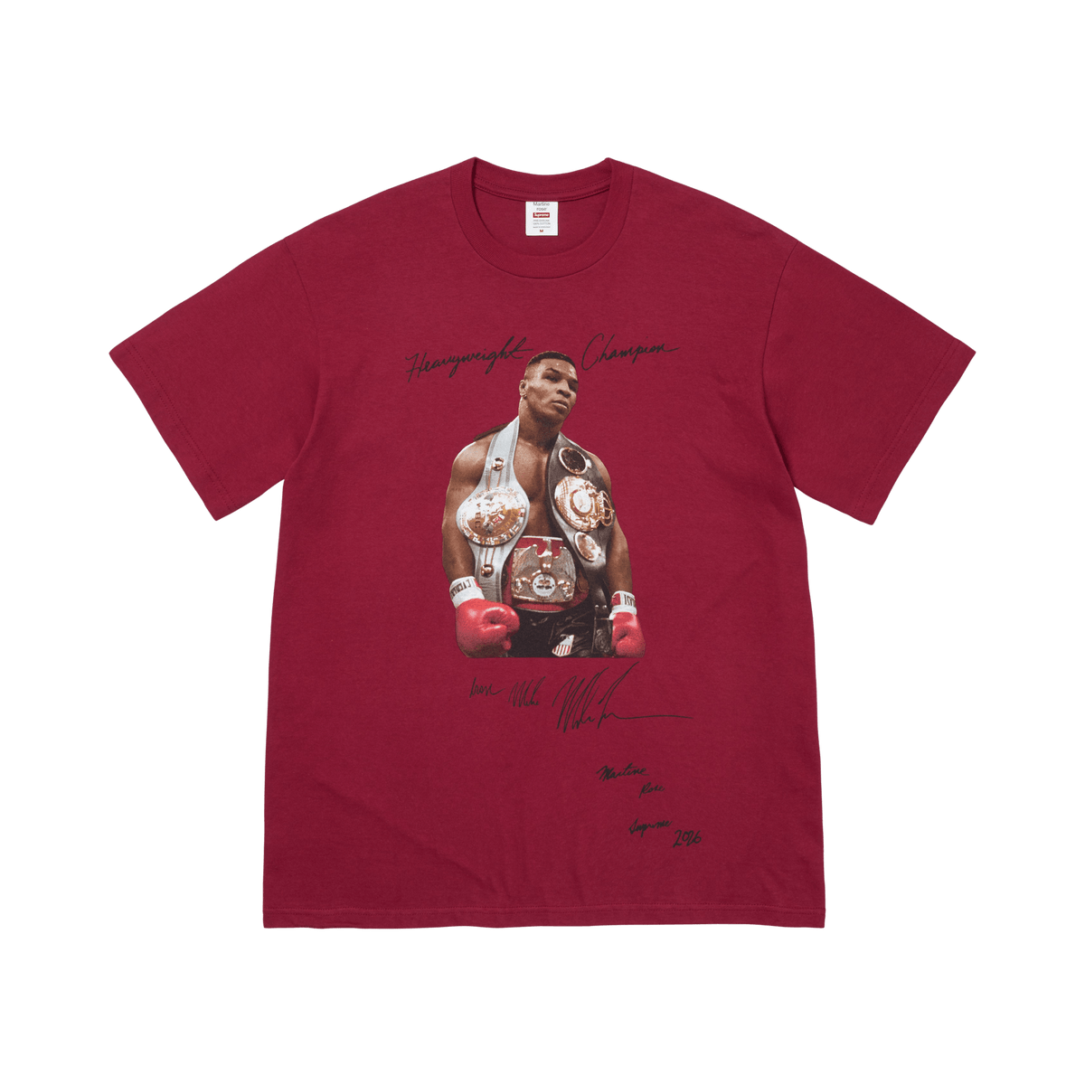 Supreme x Martine Rose Champion Tee Cardinal – тениска