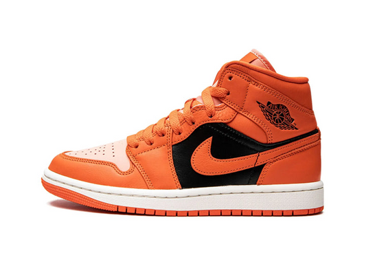 Jordan 1 Mid SE Rush Orange Crimson Bliss (ženske)