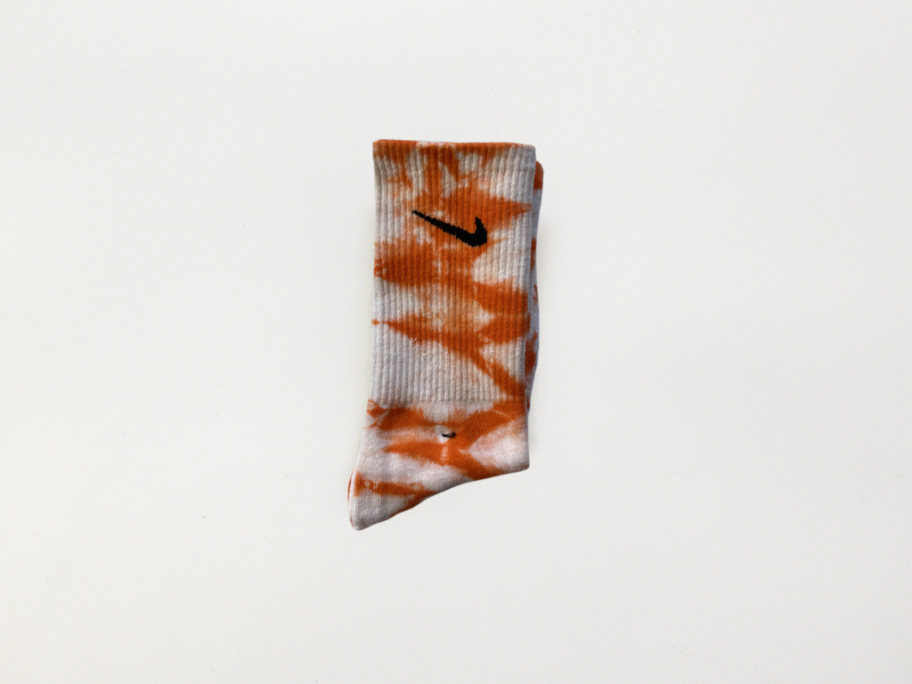 Nike Tie Dye Socks Orange