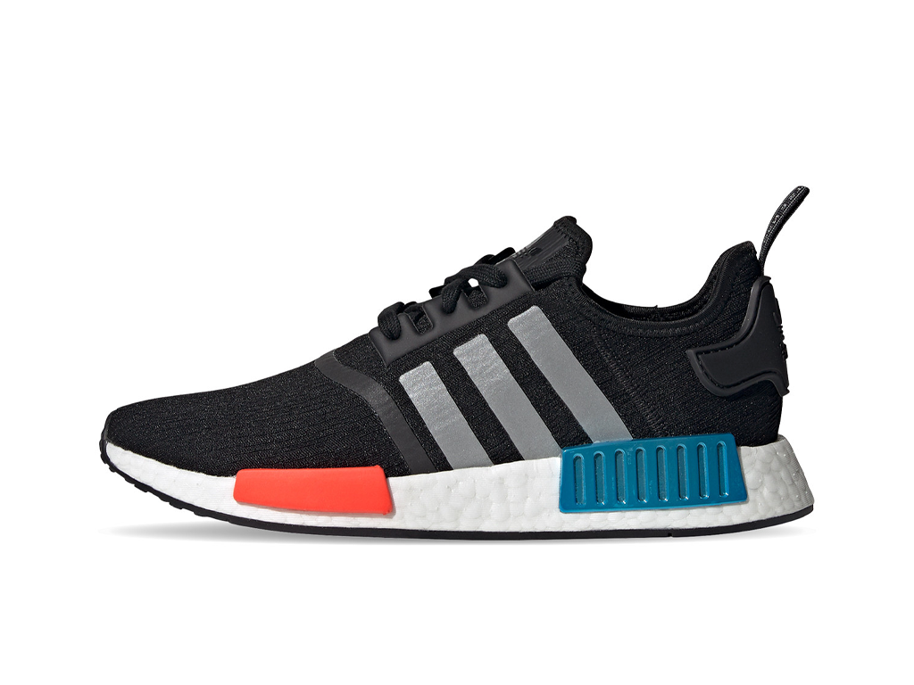 Adidas NMD R1 Core Black Silver Metallic (GS)