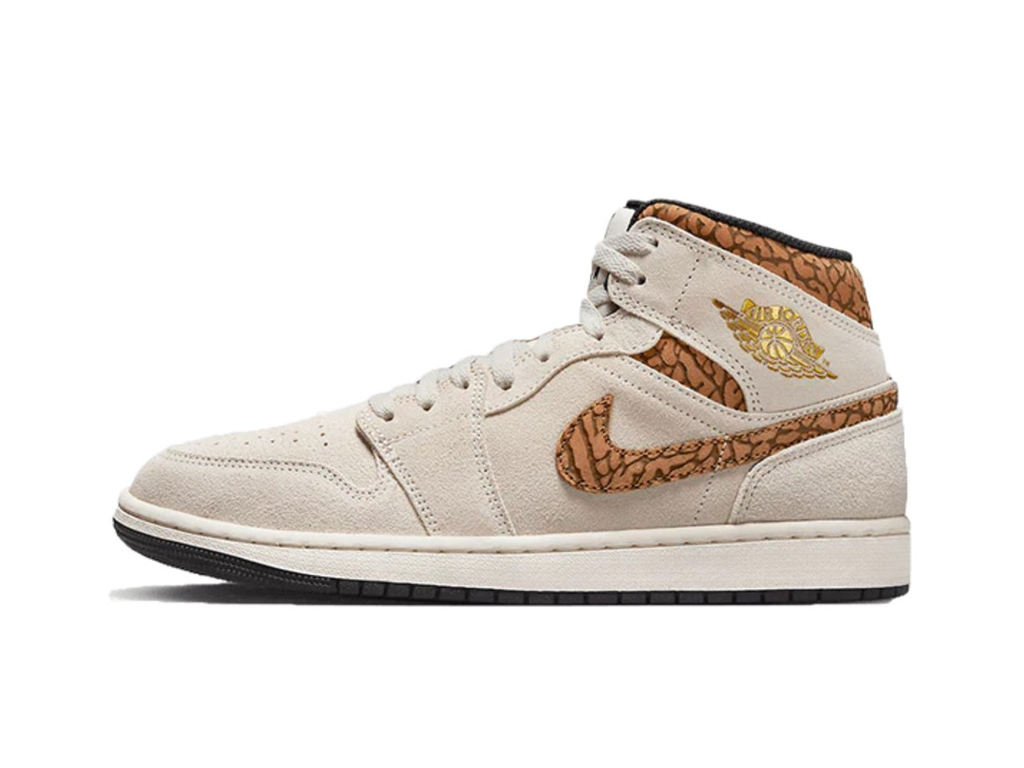 Nike Jordan 1 Mid SE Brown Elephant (GS)