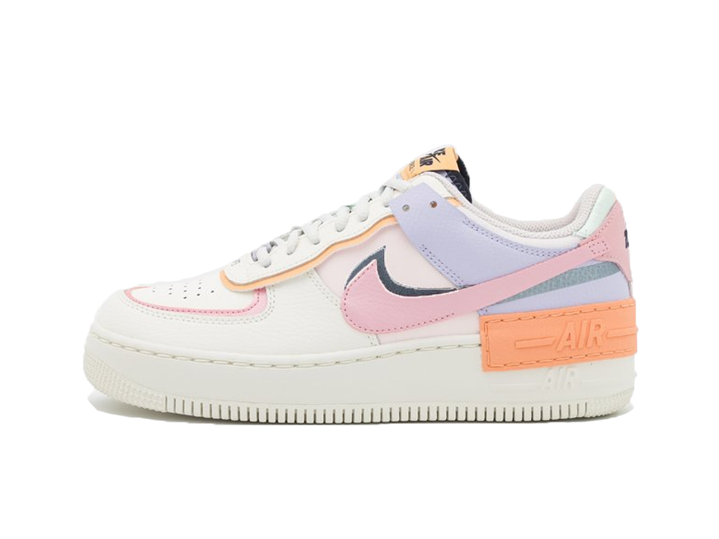 Nike Wmns Air Force 1 Shadow Orange Chalk Pink Glaze