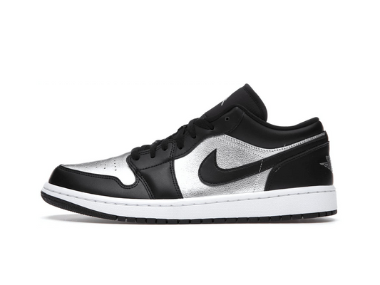 Nike Jordan 1 Low SE Black Metallic Silver (Women's)