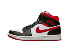 Nike Air Jordan 1 Mid Black Fire Red (GS)