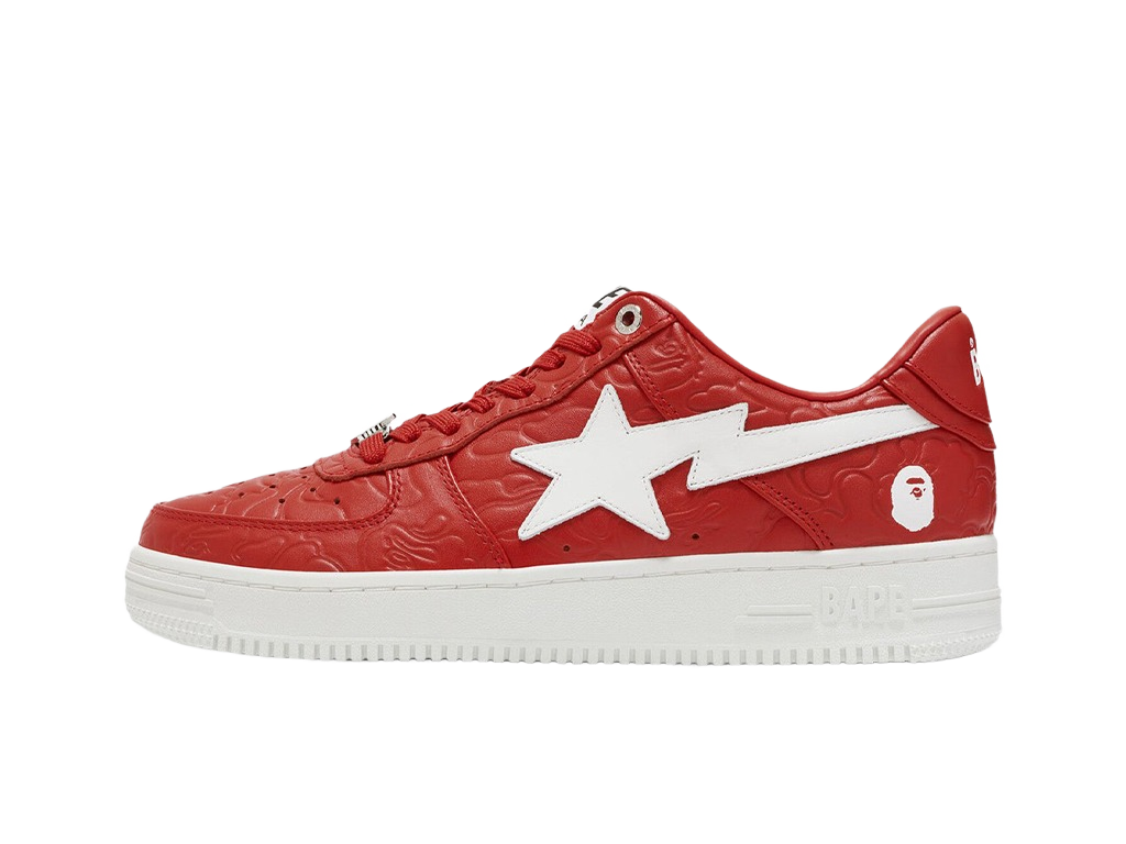 BAPE Wmns Bapesta #3 Line Camo Red-BAPE-pikastore.cz
