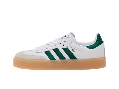 Adidas Sambae White Collegiate Green Gum (Women's)