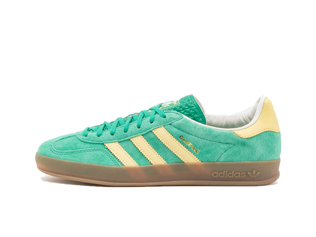 Adidas Gazelle Indoor Semi Court Green Almost Yellow