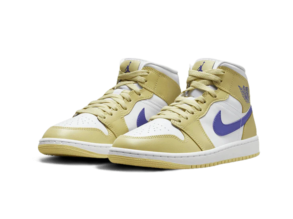 Nike Jordan 1 Mid Lemon Wash Lapis (Women's)