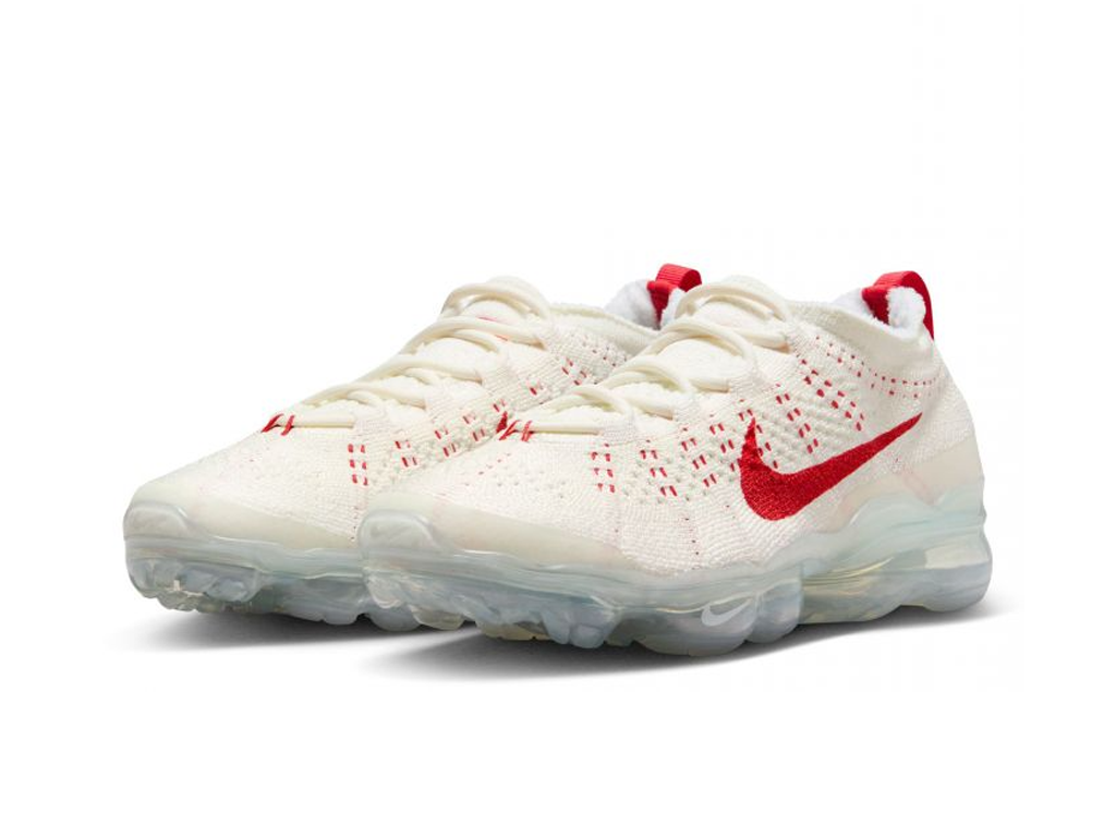 Nike Wmns Air VaporMax 2023 Flyknit Sail Track Red