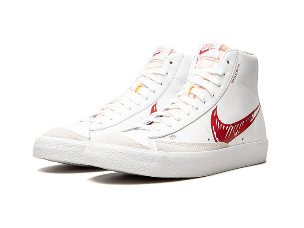 Nike Blazer Mid 77 Sketch White Red