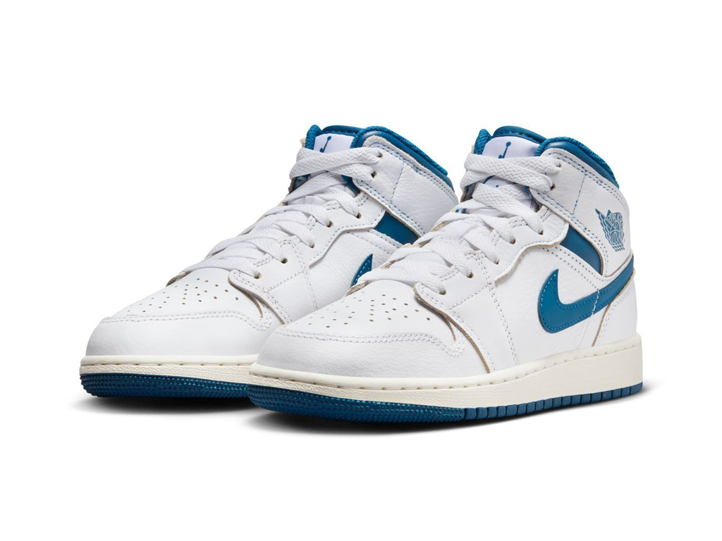 Nike Air Jordan 1 Mid SE GS Industrial Blue