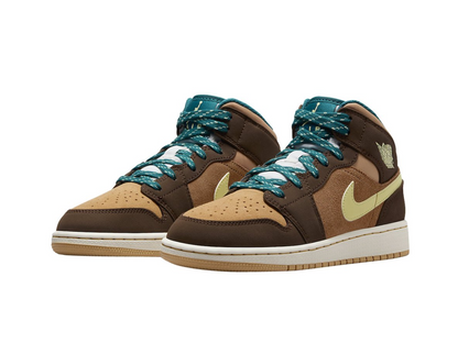 Nike Air Jordan 1 Mid SE GS Cacao Wow