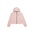 Nike Sportswear Womens Tech Fleece Full-Zip Hoodie Pink Oxford/Black-Nike-pikastore.cz