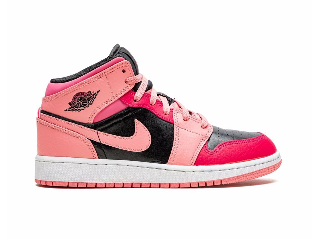 Nike Air Jordan 1 Mid GS Coral Chalk