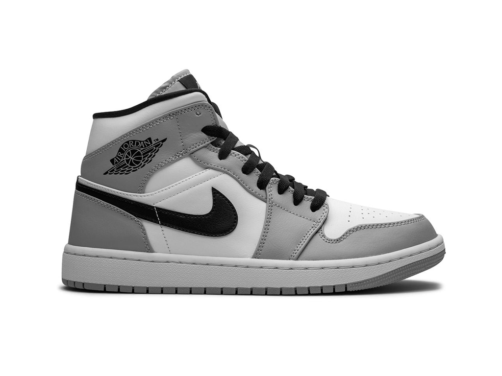 Nike Air Jordan 1 Mid GS Light Smoke Grey