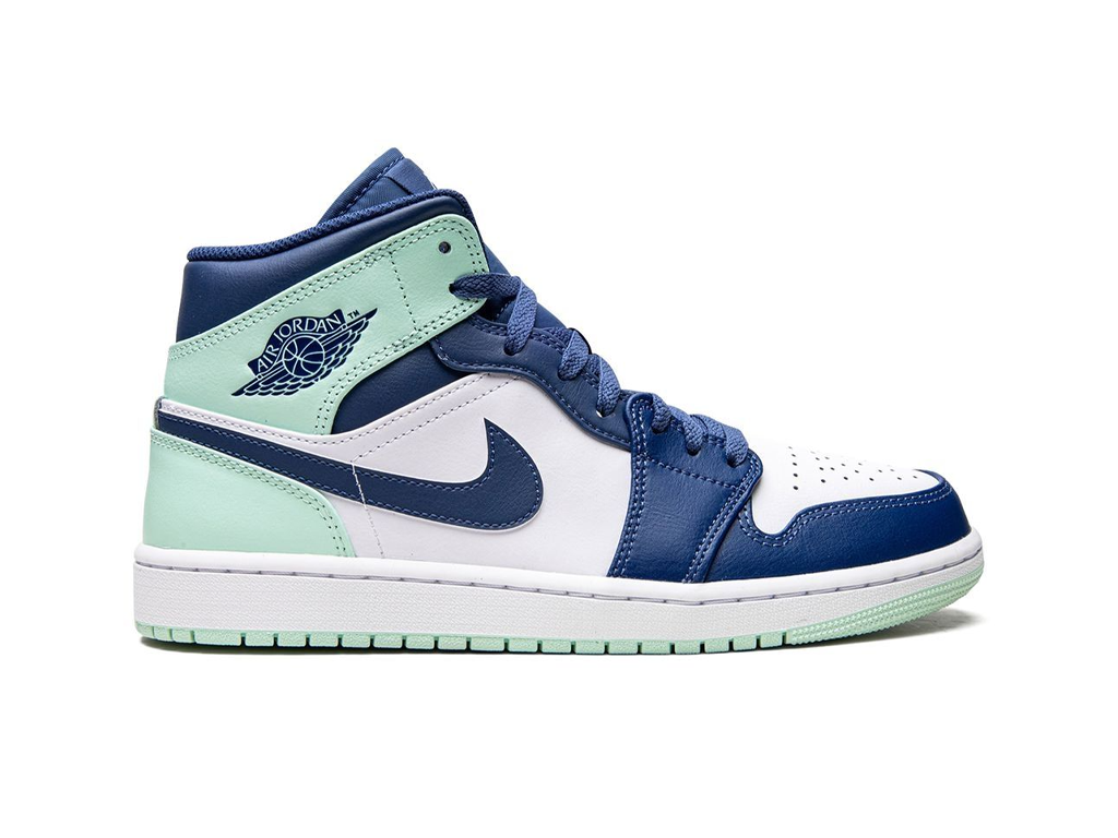 Jordan 1 Mid Mystic Navy Mint pjena