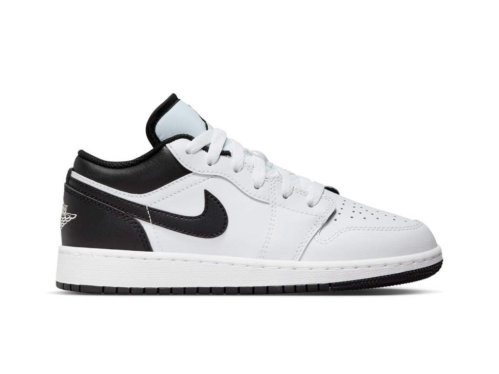 Nike Jordan 1 Low White Black (GS)-sneakers-Air Jordan-pikastore.cz