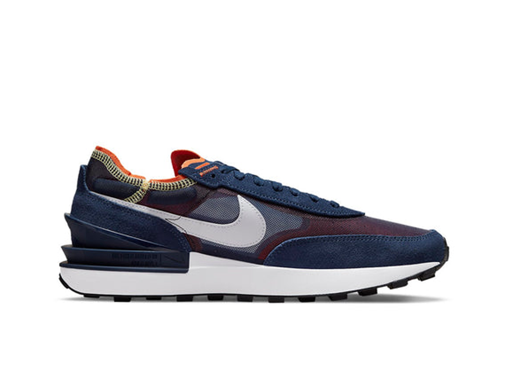 Nike Waffle One Midnight Navy Orange Melon Tint