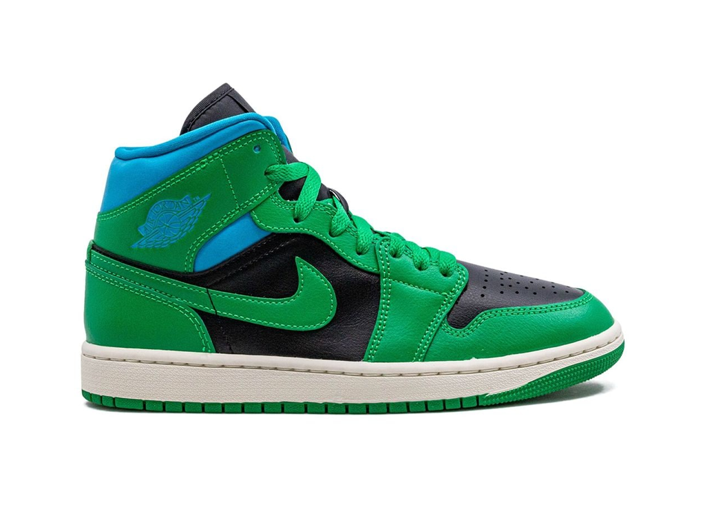 Nike Jordan 1 Mid Lucky Green Aquatone (Women's)