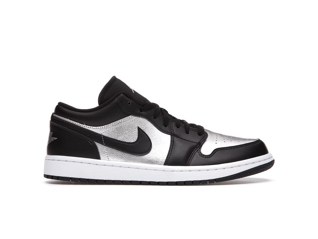 Nike Jordan 1 Low SE Black Metallic Silver (Women's)