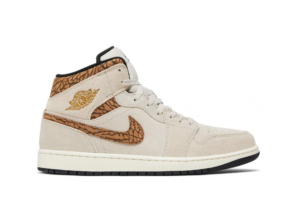 Nike Jordan 1 Mid SE Brown Elephant (GS)