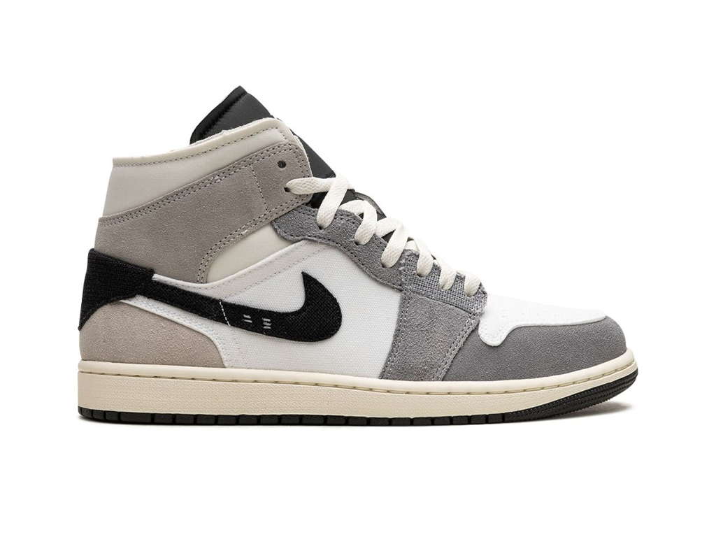 Nike Air Jordan 1 Mid SE Craft Inside Out - Cement Grey