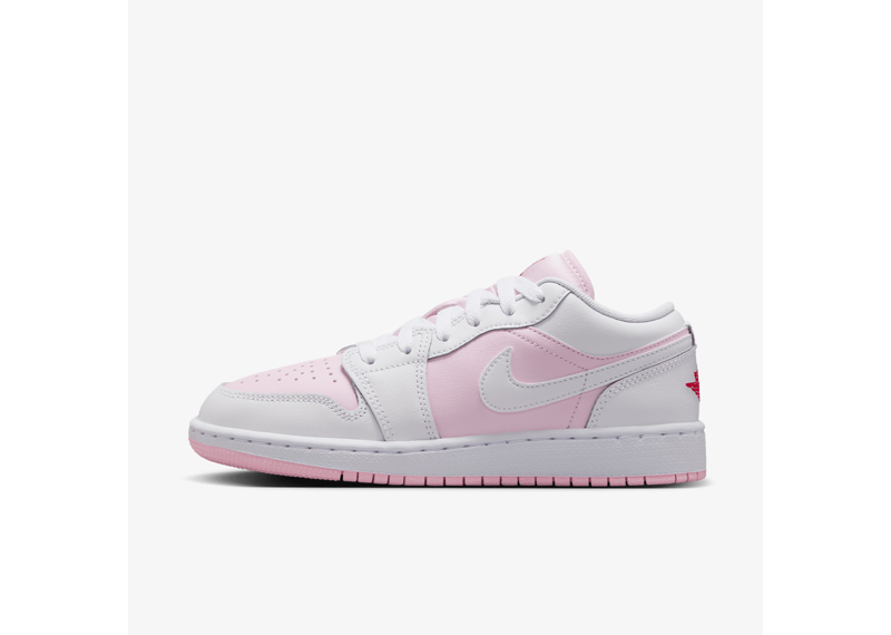 Nike Air Jordan 1 Low GS Pink Foam Fire Red White-Nike-pikastore.cz