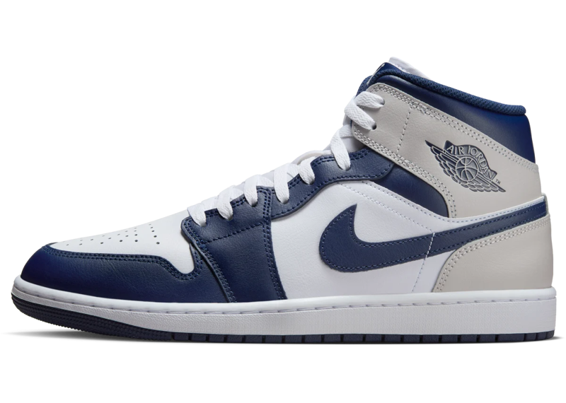 Jordan 1 Mid MIdnight Grey