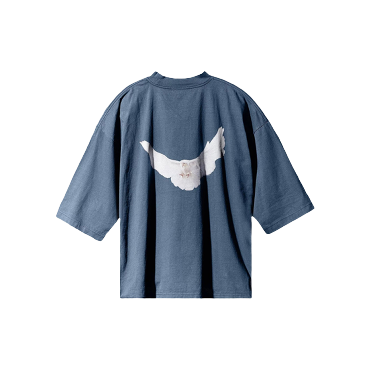 Yeezy Gap Logo 3/4 Sleeve Tee Dark Blue-Yeezy-pikastore.cz