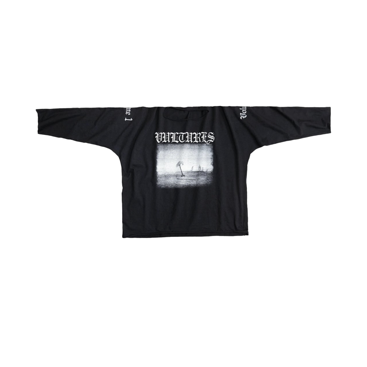 Yeezy Vultures Long T Black-Yeezy-pikastore.cz
