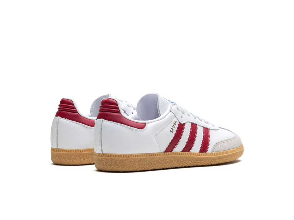 adidas Samba OG White Burgundy Guma