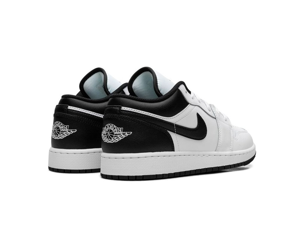 Nike Jordan 1 Low White Black (GS)-sneakers-Air Jordan-pikastore.cz