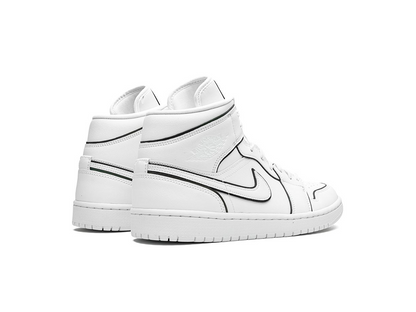 Nike Jordan 1 Mid Iridescent Reflective White (Women's)