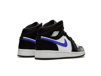 Nike Jordan 1 Mid Black Racer Blue White (GS)