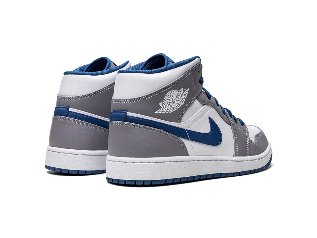 Nike Jordan 1 Mid True Blue Cement (GS)