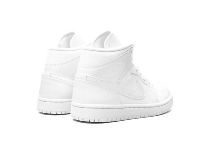 Nike Air Jordan 1 Mid GS Triple White 2023