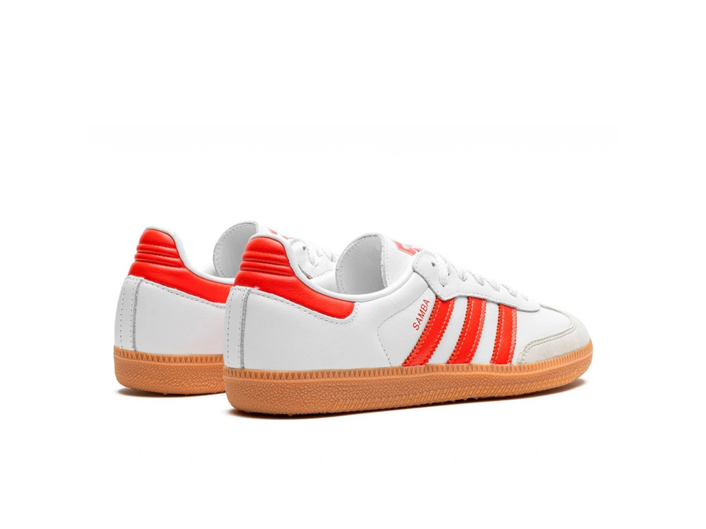 Adidas Samba OG White Solar Red Gum (Women's)