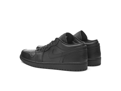 Nike Jordan 1 Low Tumbled Leather Black (GS)