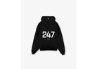 Represent 247 Oversized Hoodie Jet Black-Represent-pikastore.cz
