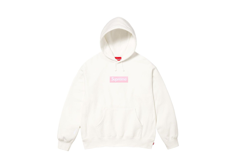 Supreme Box Logo Hooded Sweatshirt (FW25) White