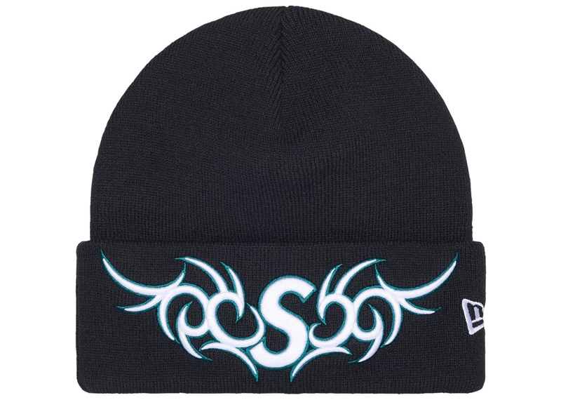 Supreme New Era Tribal S Logo Beanie Navy-Supreme-pikastore.cz