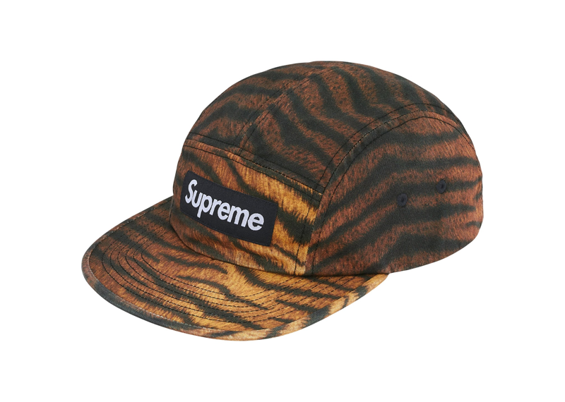 Supreme Washed Chino Twill Camp Cap (FW25) Tiger-Supreme-pikastore.cz