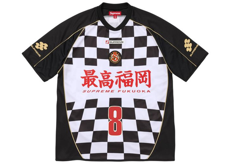 Supreme Checkerboard Jersey Black