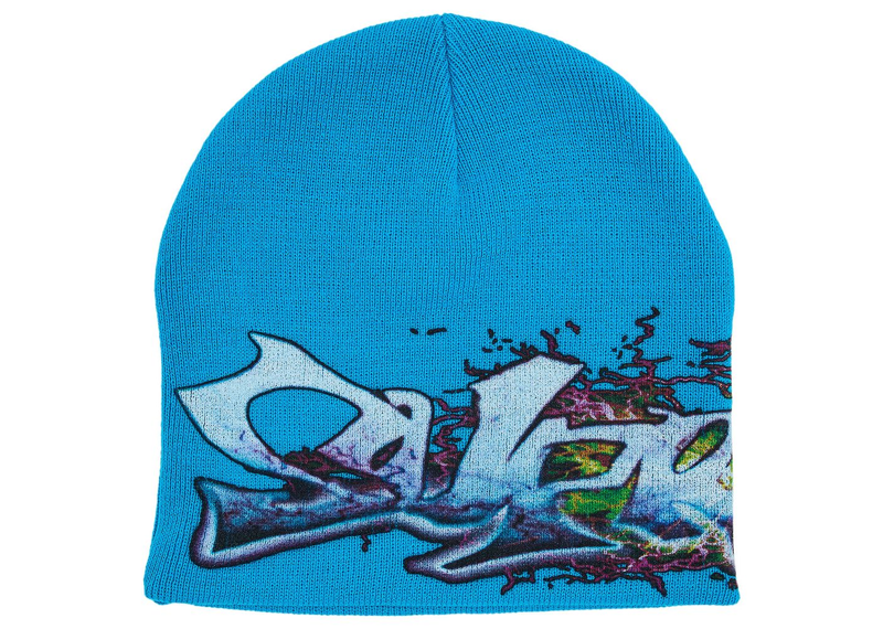 Supreme Tag Beanie (FW25) Blue-Supreme-pikastore.cz